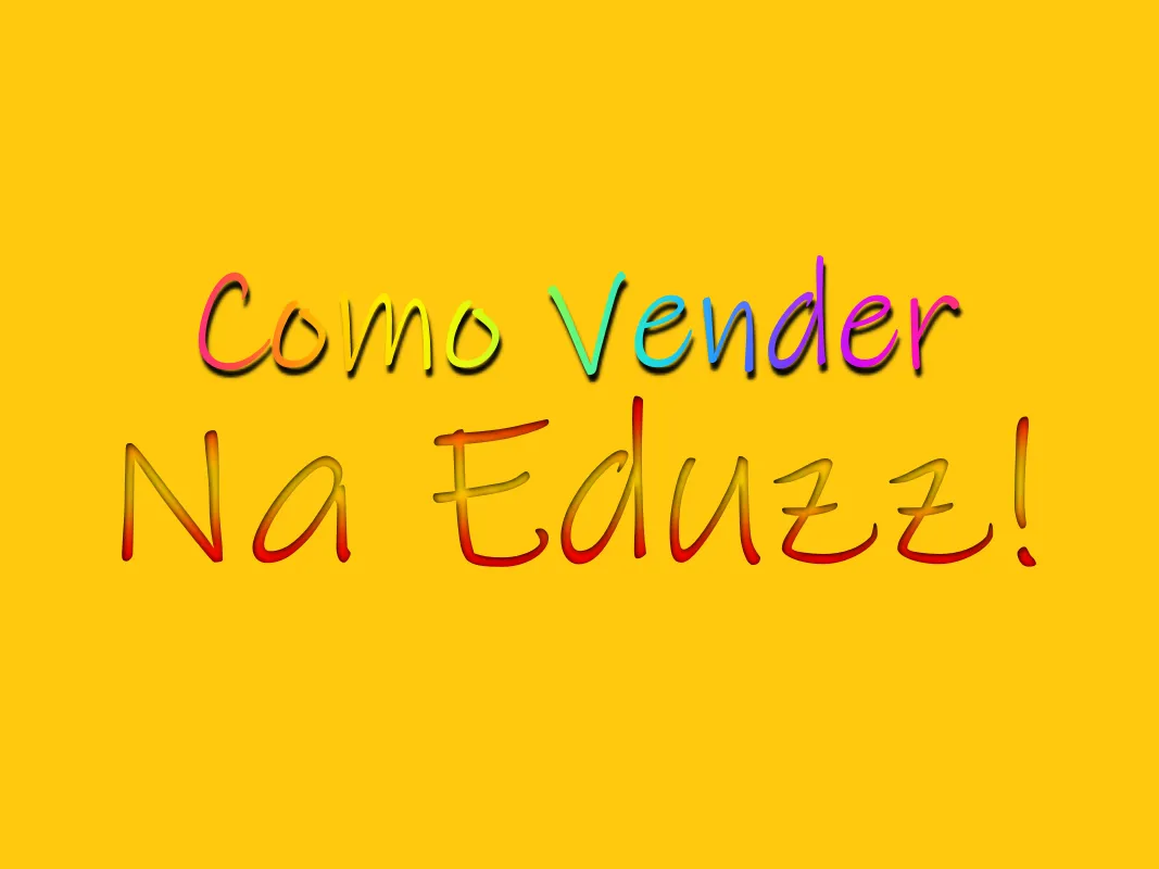 Como Vender Na Eduzz!